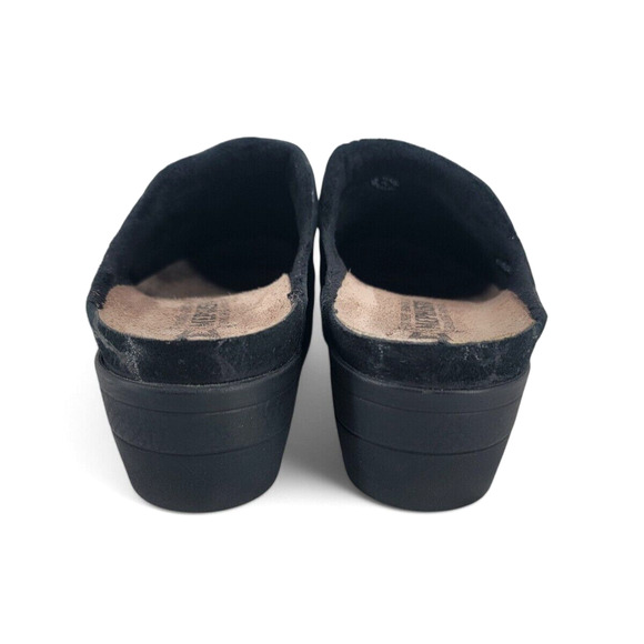 Mephisto Satty Black Clogs Women’s Size‎ 9 Comfort Orthopedic Slip-On Slides - Picture 3 of 5